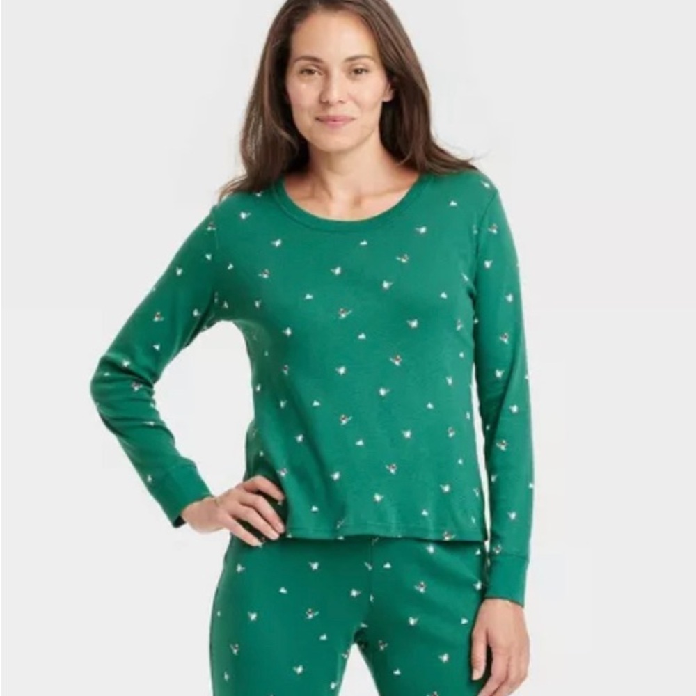 Wondershop Women's Polar Bear Print Cotton Pajama Shirt